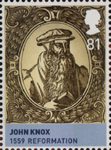 The House of Stewart 81p Stamp (2010) John Knox - 1559 Reformation