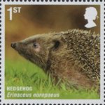 Mammals 1st Stamp (2010) Hedgehog