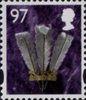 Regional Definitive - Tariff 2010 97p Stamp (2010) Wales Feathers