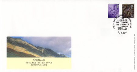 2010 Definitive First Day Cover from Collect GB Stamps