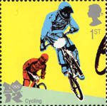 2012 Olympic and Paralympic Games 1st Stamp (2010) Cycling