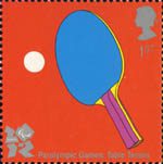 2012 Olympic and Paralympic Games 1st Stamp (2010) Paralympic Games Table Tennis