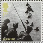 Britain Alone 1st Stamp (2010) Dunkirk - Evacuation of British Soldiers