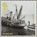 Britain Alone 97p Stamp (2010) Dunkirk - Boats from Evacuation