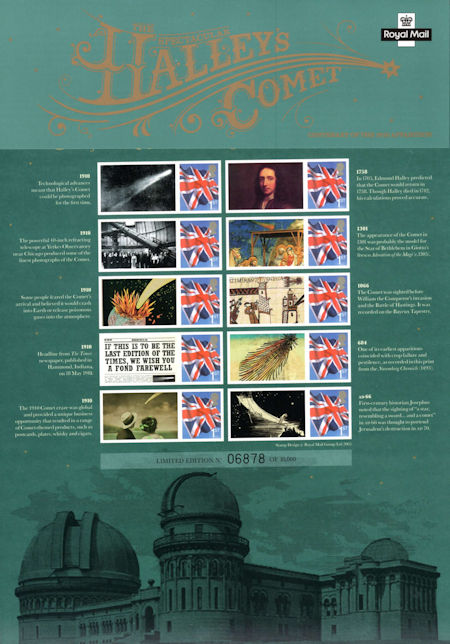 Commemorative Sheet from Collect GB Stamps