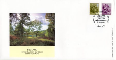 2011 Regional First Day Cover from Collect GB Stamps