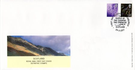 2011 Definitive First Day Cover from Collect GB Stamps