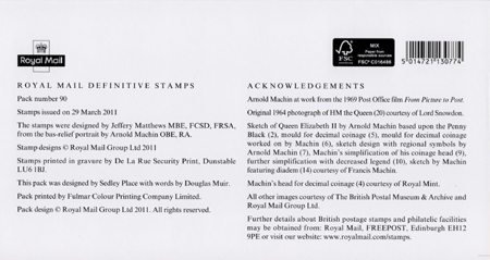 New Tariff Definitives 2011