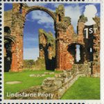 A to Z of Britain, Series 1 1st Stamp (2011) Lindisfarne Priory