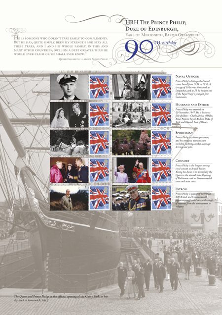 Commemorative Sheet from Collect GB Stamps