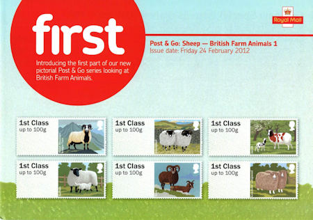 Post & Go - British Farm Animals I - Sheep - (2012) Post   Go - British Farm Animals I - Sheep