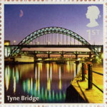 UK A-Z Part 2 1st Stamp (2012) Tyne Bridge