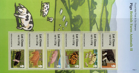 Post & Go: Pigs - British Farm Animals 2 2012