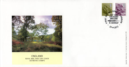 2012 Definitive First Day Cover from Collect GB Stamps