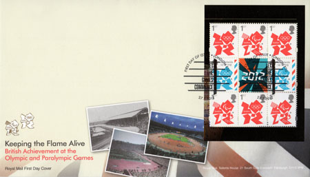 2012 Commemortaive First Day Cover from Collect GB Stamps