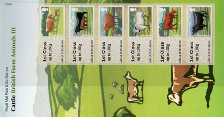 Post & Go - British Farm Animals III - Cattle 2012