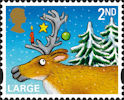 Christmas 2012 2nd Large Stamp (2012) Reindeer