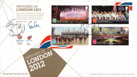 2012 Commemortaive First Day Cover from Collect GB Stamps