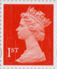 Definitives - Revised Colours 1st Stamp (2013) 1st Royal Mail Red