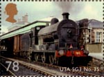 Classic Locomotives of Northern Ireland 78p Stamp (2013) Ulster Transport Authority SG3 Class No. 35
