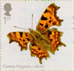 Butterflies 1st Stamp (2013) Comma