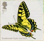 Butterflies 1st Stamp (2013) Swallowtail