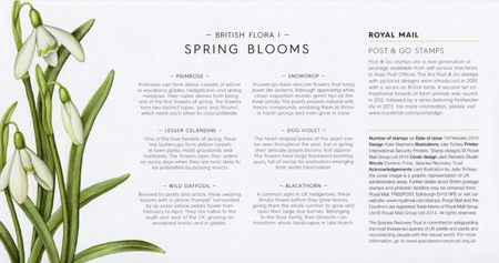 Post & Go: Spring Blooms - British Flora 1 (2014)