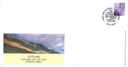 2014 Definitive First Day Cover from Collect GB Stamps