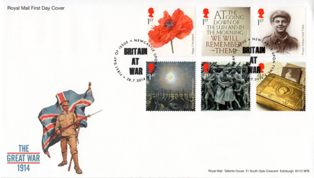 2014 Commemortaive First Day Cover from Collect GB Stamps