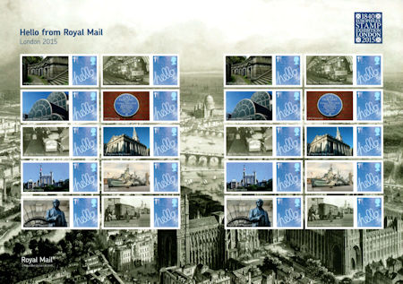 Smiler/Generic Sheet from Collect GB Stamps