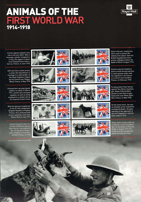 Commemorative Sheet from Collect GB Stamps