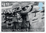 The Battle of Britain £1.33 Stamp (2015) Spotters of the Auxiliary Territorial Service