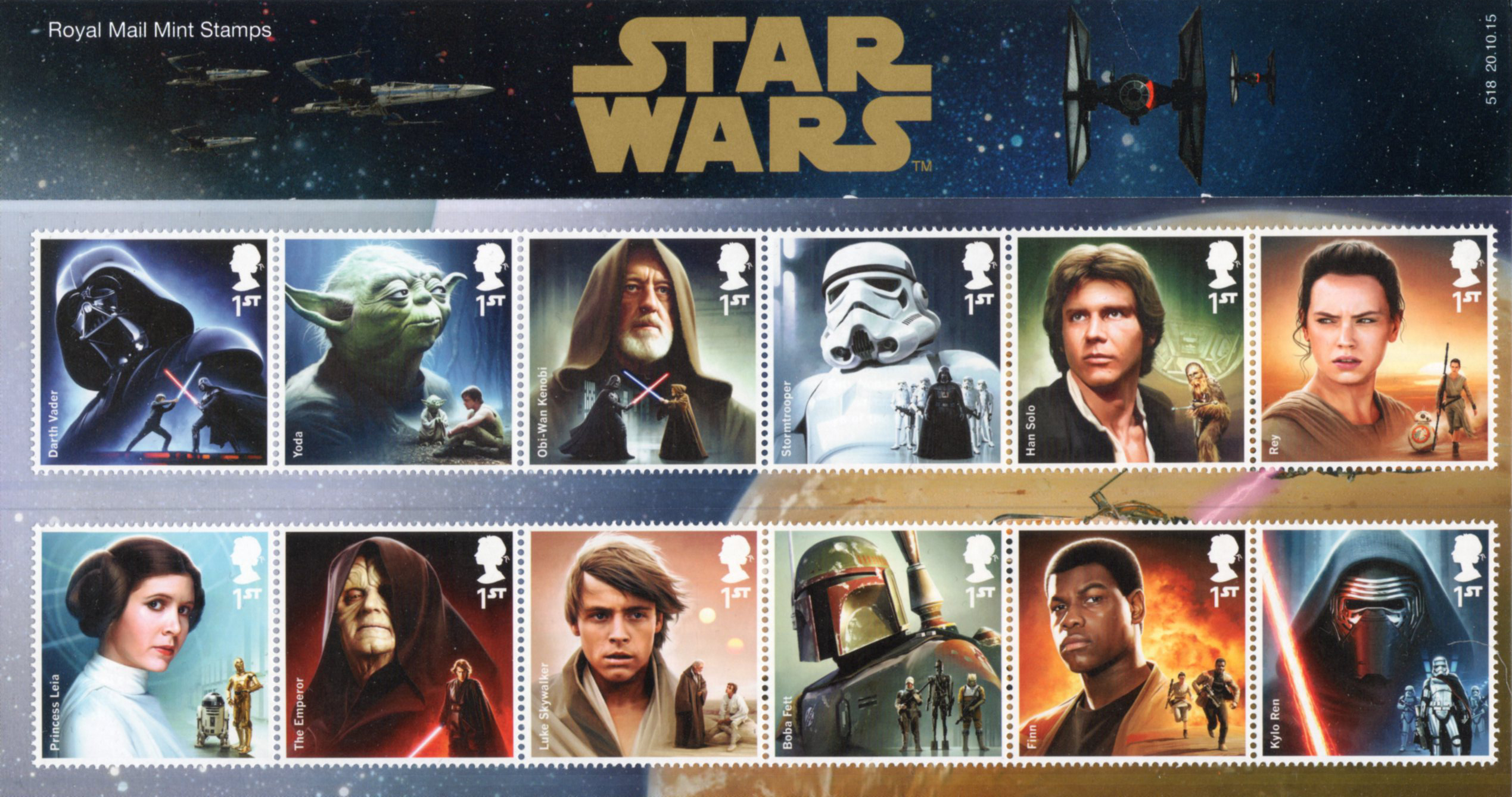 Star Wars (2015) : Collect GB Stamps