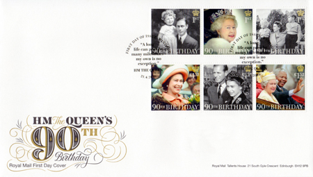 First Day Cover from Collect GB Stamps