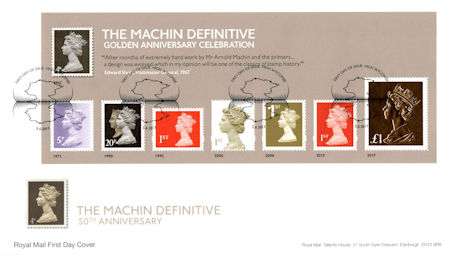 Machin Definitive Anniversary 2017