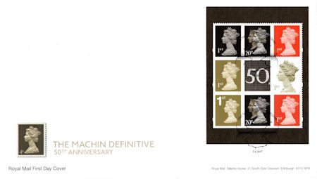 Machin Definitive Anniversary 2017