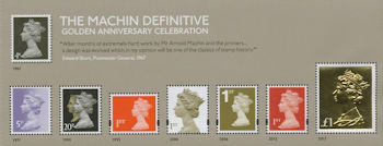 Machin Definitive Anniversary - (2017) Machin Definitive Anniversary - Golden Anniversary Celebration