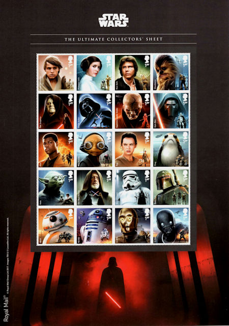 Star Wars - Droids and Aliens - (2017) Star Wars - The Ultimate Collectors Sheet