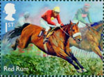 Racehorse Legends 1st Stamp (2017) Red Rum