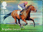 Racehorse Legends £1.40 Stamp (2017) Brigadier Gerard