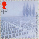 First World War 1917 £1.57 Stamp (2017) Tyne Cot Cemetery, Belguim