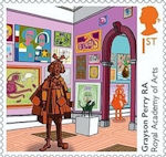 Royal Academy of Arts 1st Stamp (2018) Grayson Perry - Summer Exhibition