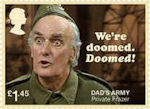 Dads Army £1.45 Stamp (2018) Private Frazer – We’re doomed….Doomed!
