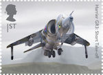 British Engineering 1st Stamp (2019) Harrier GR3: Short Take-off