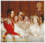 Queen Victoria Bicentenary £1.60 Stamp (2019) Marriage of Queen Victoria and Albert
