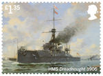 Royal Navy Ships £1.35 Stamp (2019) HMS Dreadnought