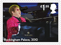 Music Giants - Elton John £1.55 Stamp (2019) Buckingham Palace, 2012