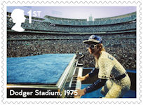 Music Giants - Elton John 1st Stamp (2019) Dodger Stadium, 1975