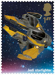 Star Wars - The Rise of Skywalker 1st Stamp (2019) Jedi starfighter