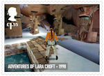 Video Games £1.55 Stamp (2020) Adventures of Lara Croft - 1998